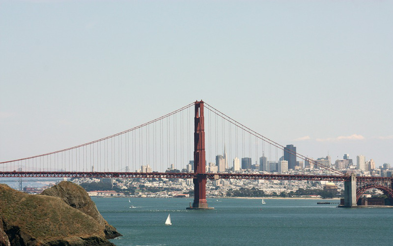 Bay area skyline