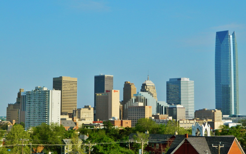 Oklahoma city skyline