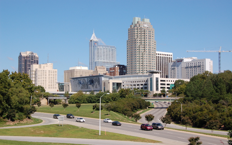 Raleigh skyline