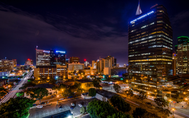 San diego skyline